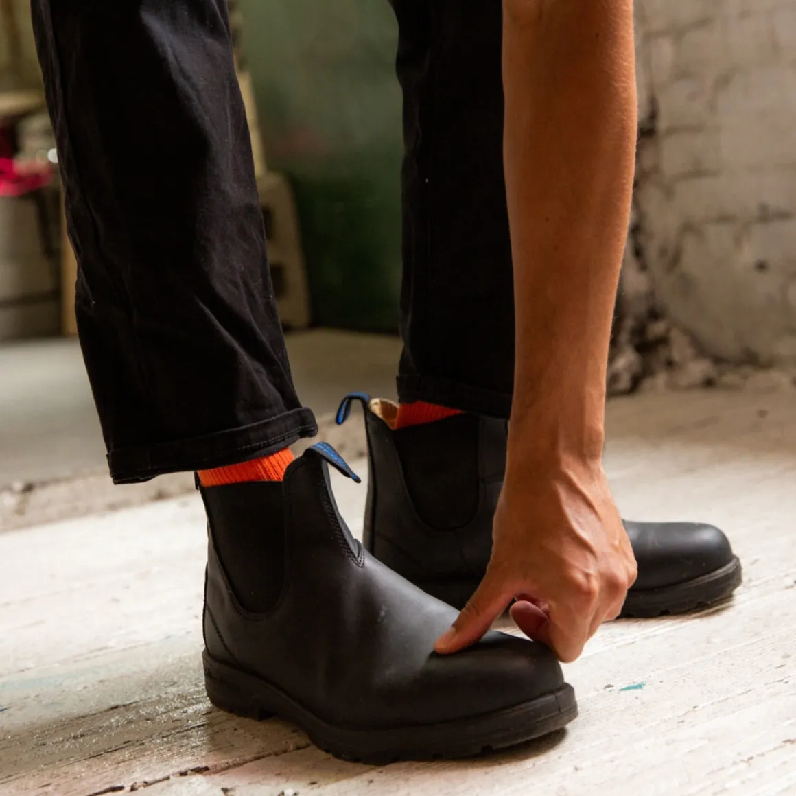 Blundstone 566 Warm & Dry Chelsea Boot (Black)