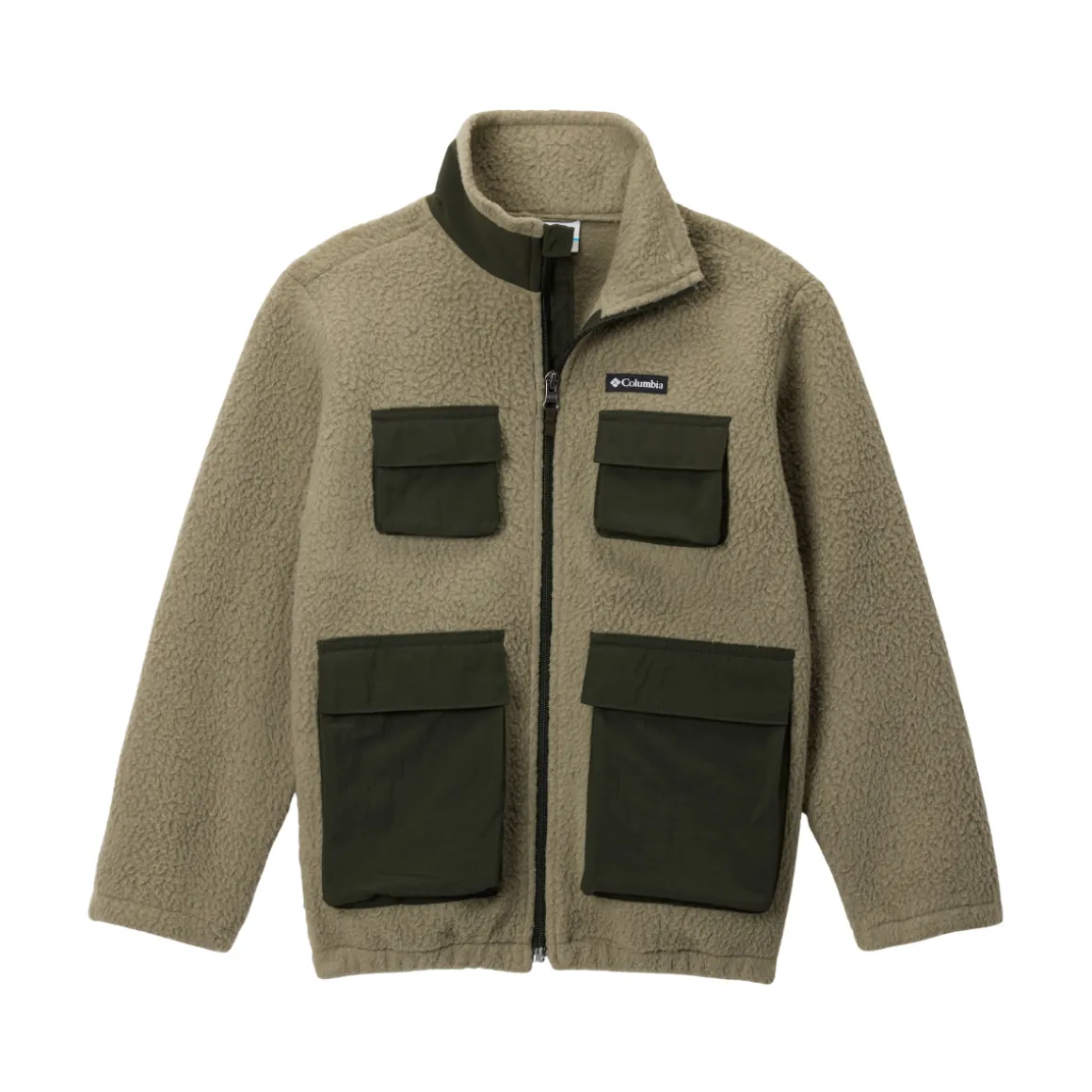 Columbia Jasper Ridge Fleece, junior (Stone Green, Greenscape)