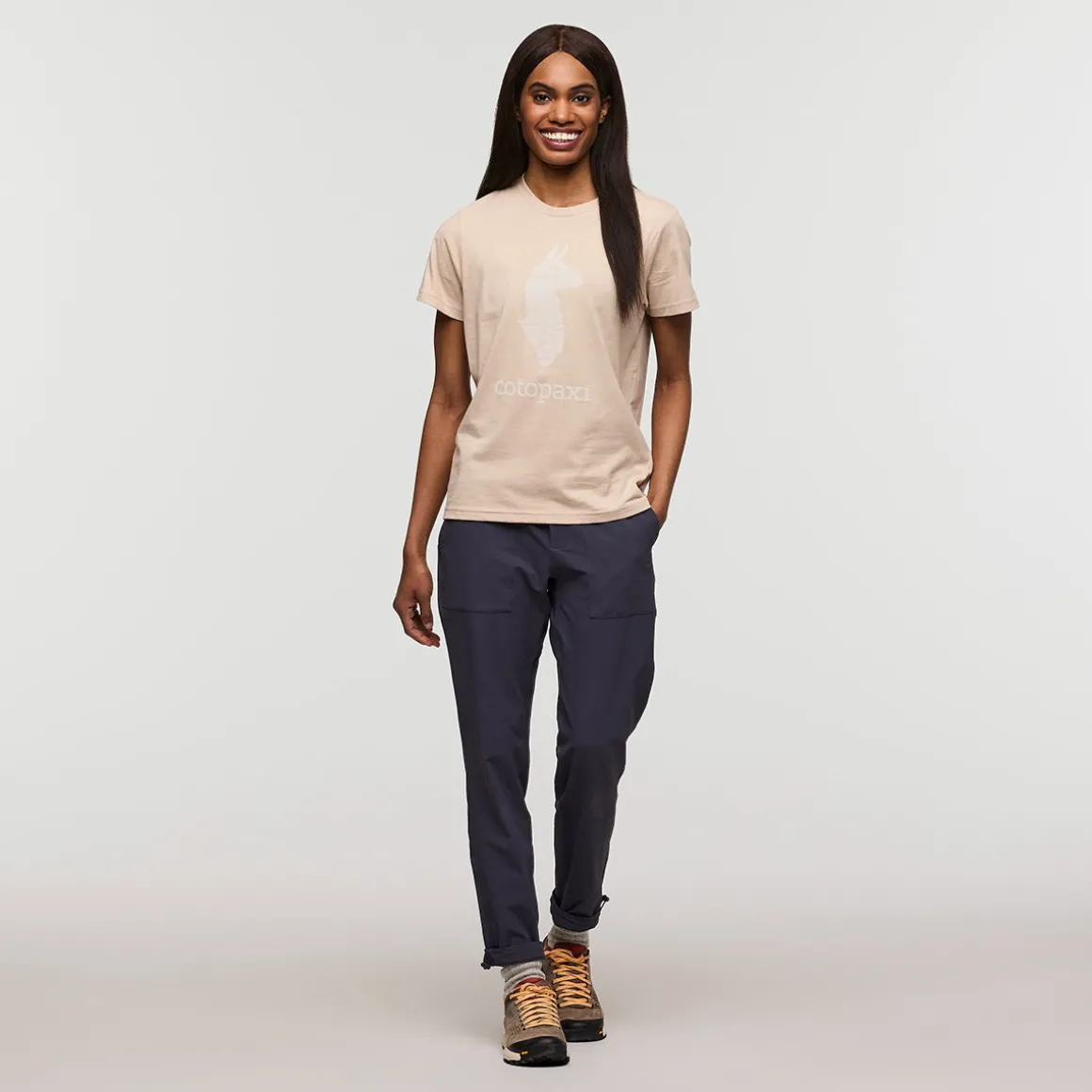 Cotapaxi Llama T-shirt, dame (Oatmeal)
