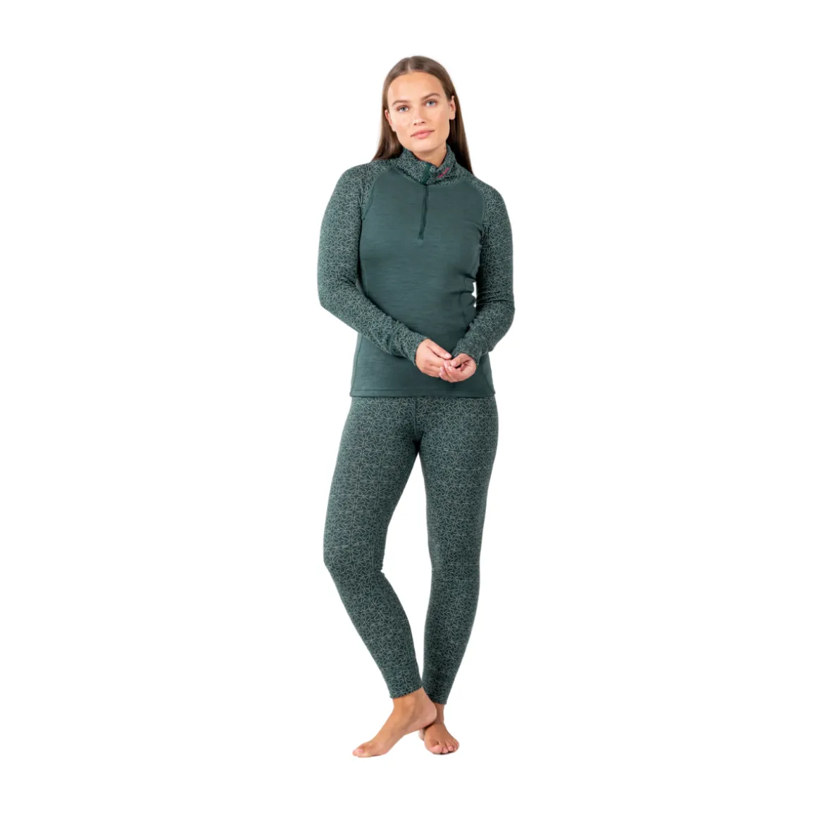 Devold Duo Active Zip Neck, dame (Woods)