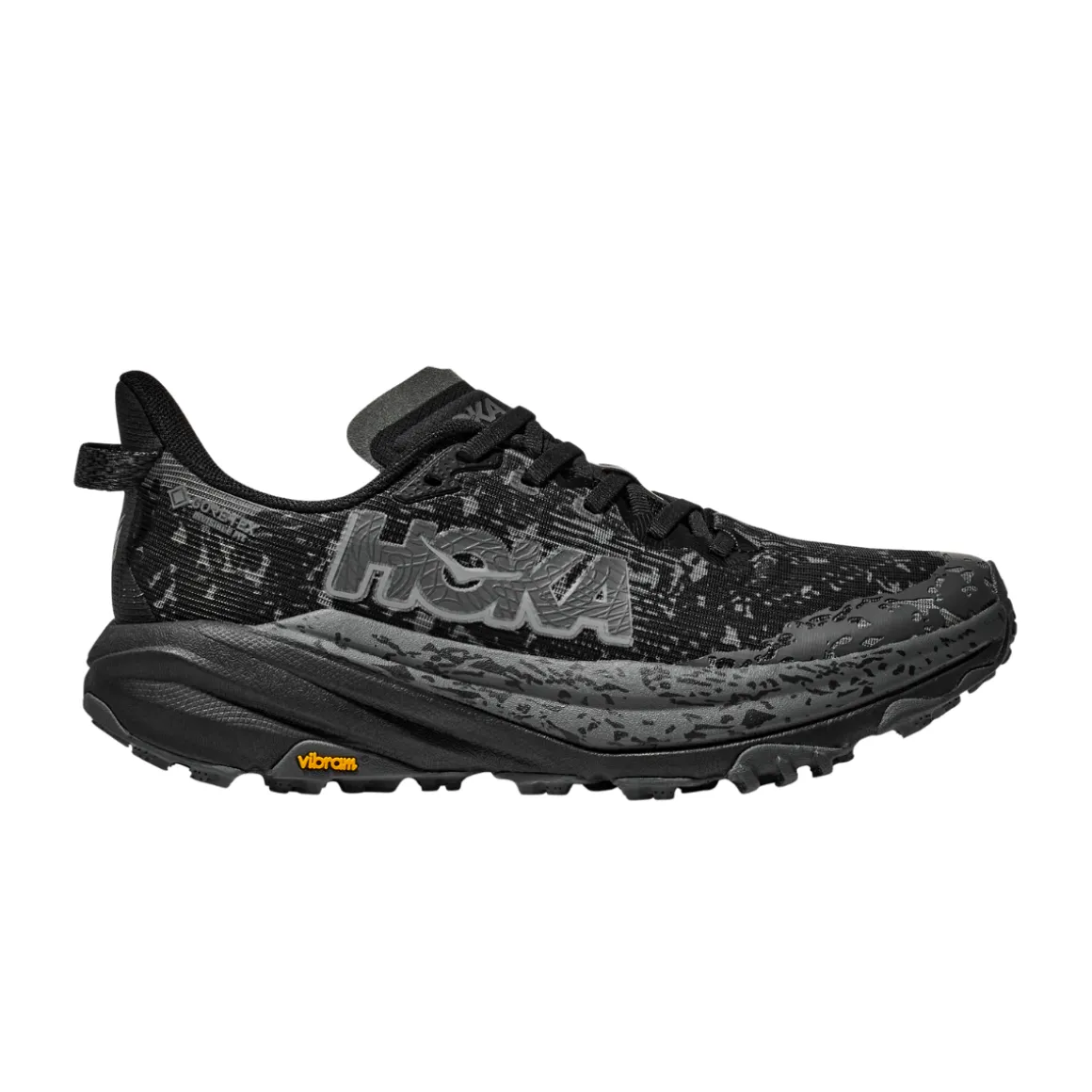 HOKA Speedgoat 6 GORE-TEX trailsko, dame (Black / Outer Orbit)