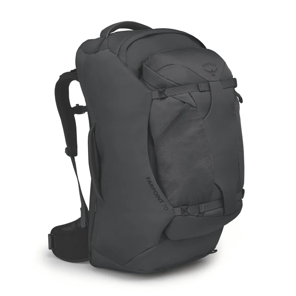 Osprey Farpoint Travel Pack 70 L rejserygsæk, herre (Tunnel Vision Grey)