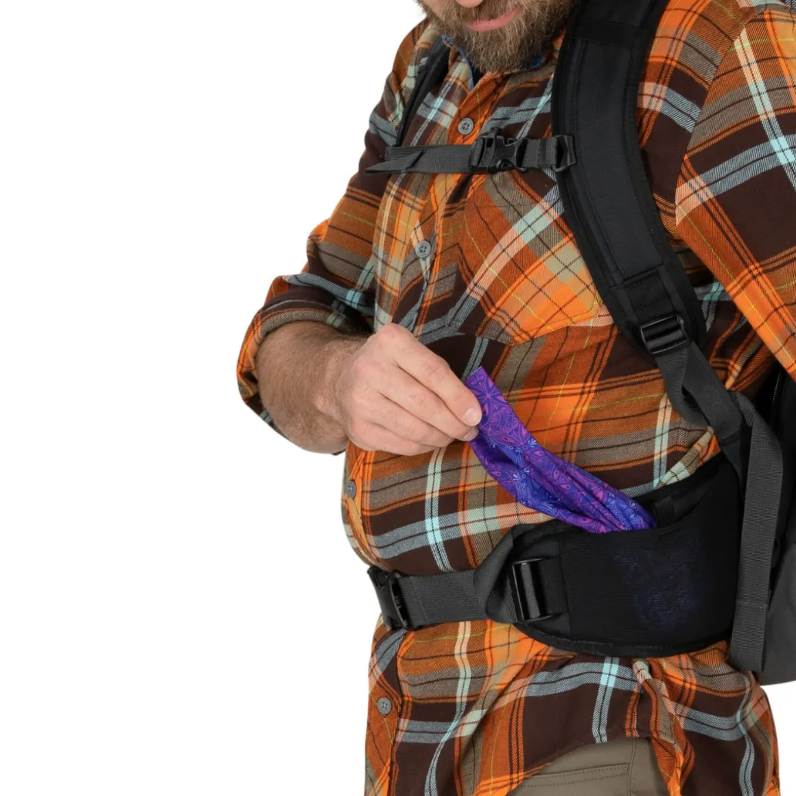 Osprey Farpoint Travel Pack 70 L rejserygsæk, herre (Tunnel Vision Grey)