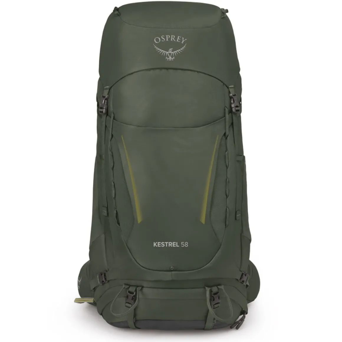 Osprey Kestrel 58 L vandrerygsæk, herre (Bonsai Green)