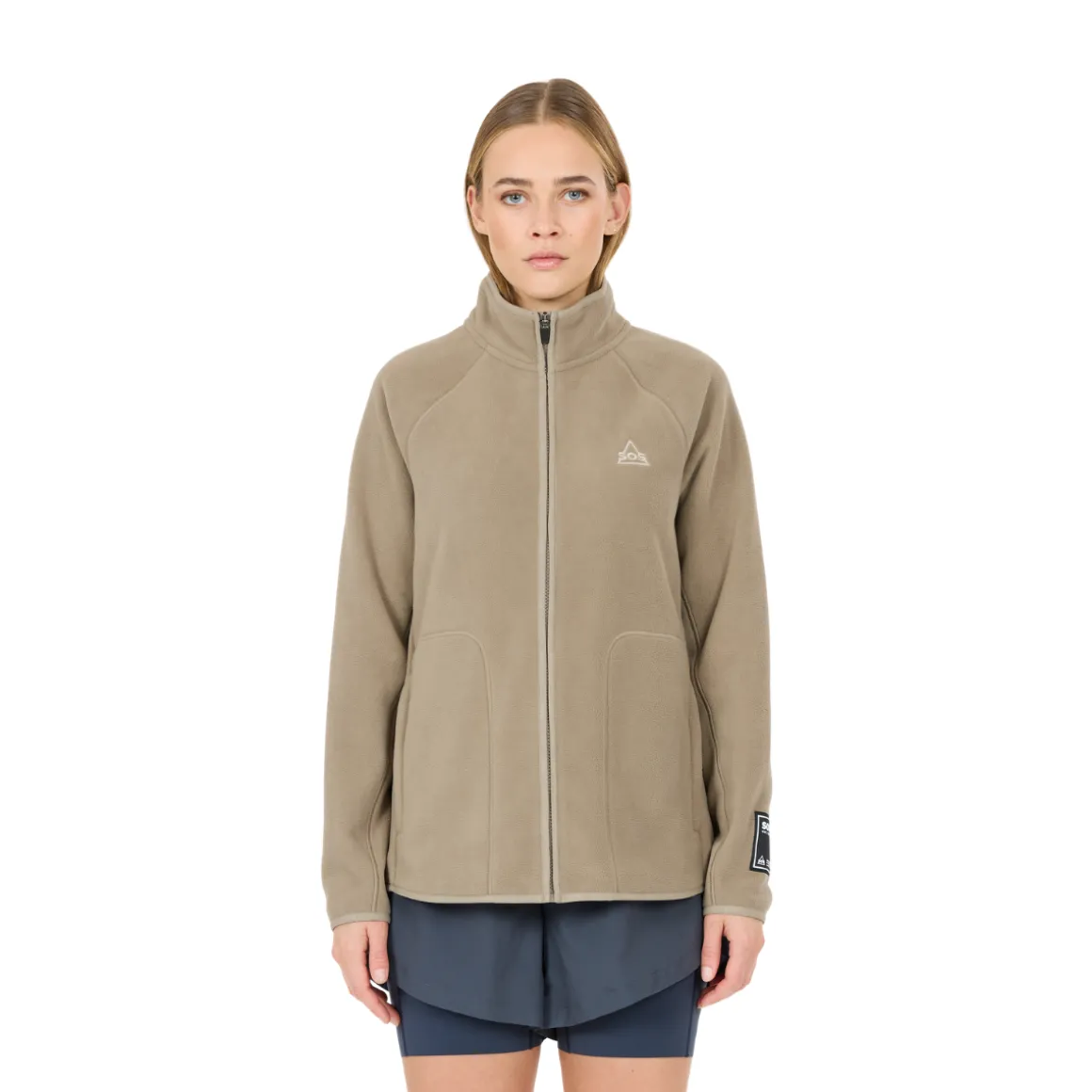 SOS Munson Full Zip Fleece, dame (Brindle)